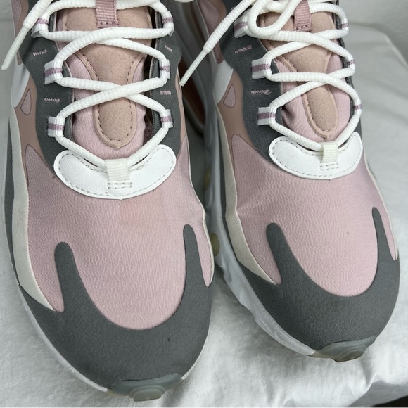 Nike Air Max 270 React Plum Chalk Stone Mauve 9.5 - Picture 4 of 11